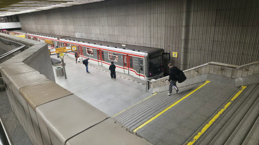 Prague metro stations and stops