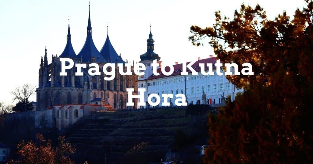 Beautiful view of Kutna Hora from Prague on a day trip.